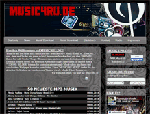 Tablet Screenshot of music4ru.de